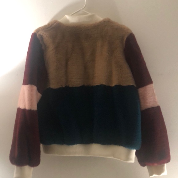 📦Faux Rabbit Fur Bomber - Picture 5 of 5